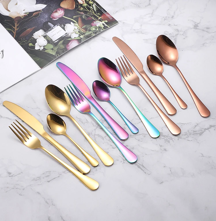 Набор столовых приборов из нержавеющей стали, 16/20/24 шт.