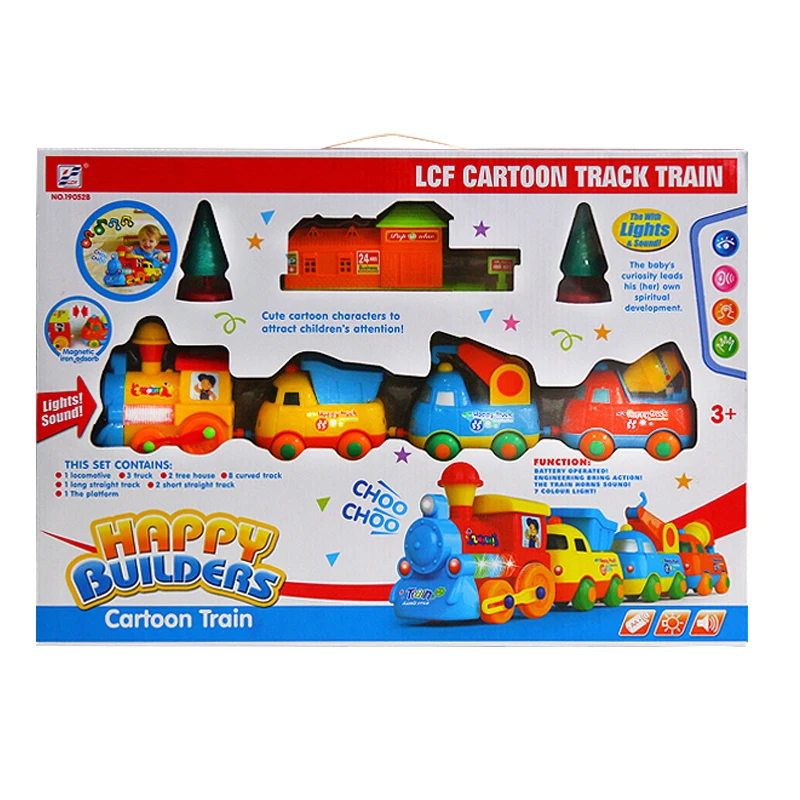 2020 hot sale plastic electric luminous music simulation cartoon engineering vehicle educational for children toys