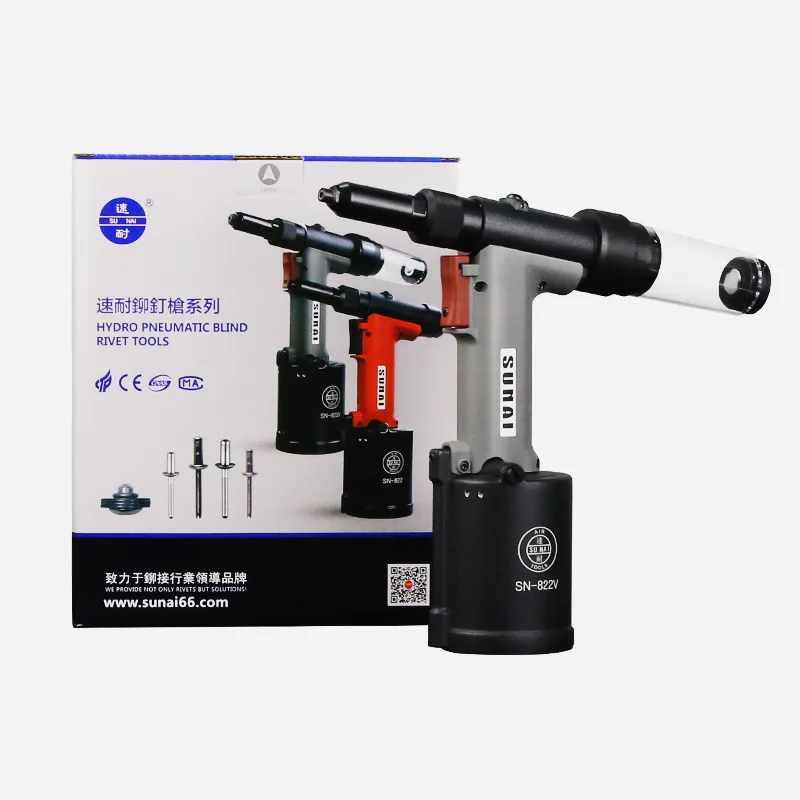 Fully automatic hydraulic core-pulling pneumatic rivet gun tool M3-M8 threaded nut rivet machine rivet kit