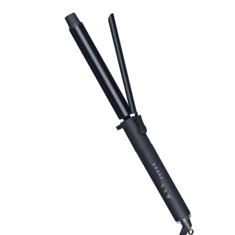 New upgrade long tong hair curling iron professional rotating hair curler led display 450F Waver Iron Crimper