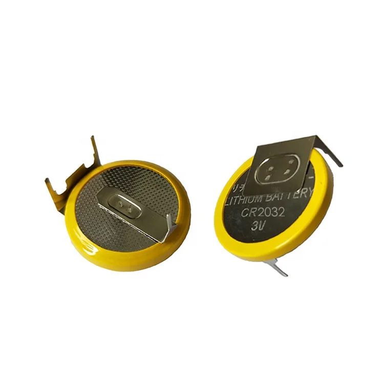 3v CR2032 pin lithium battery cr2032 battery with solder tab