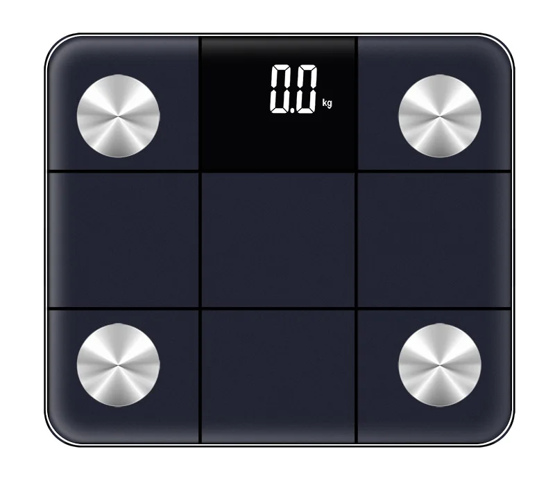Portable Electronic Glass Platform Body Fat Scale CE Certified Digital Bathroom Scale Cute Home Use Cheap Home Balance Scale