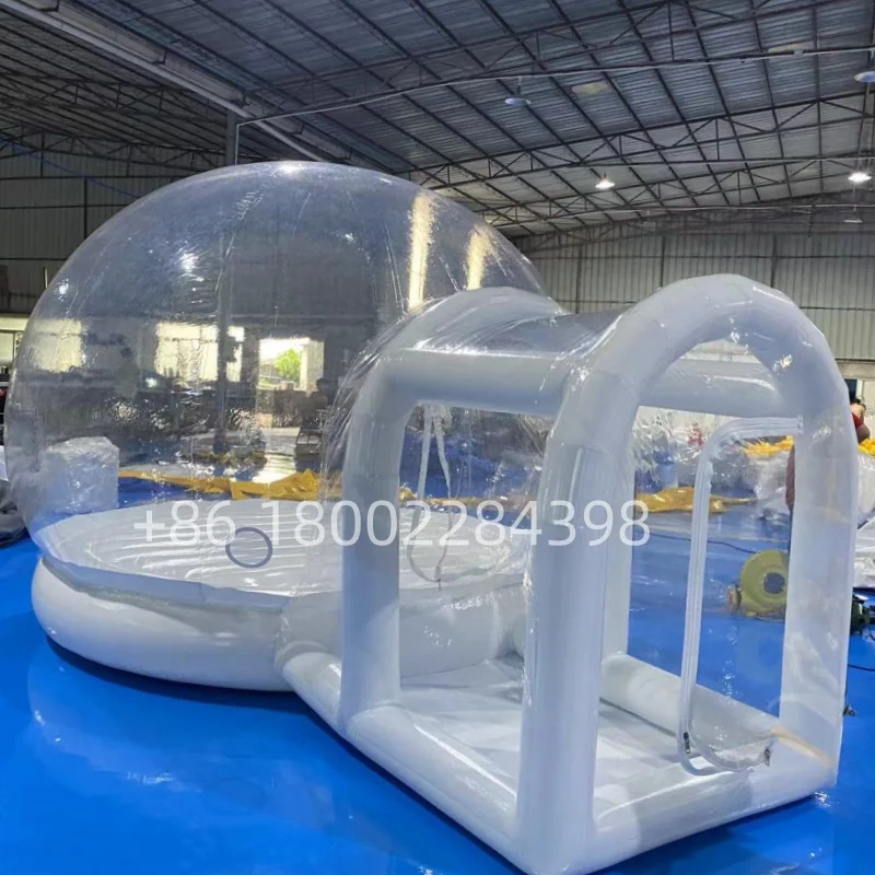 Popular kids adult inflatable bubble dome bounce house rental inflatable bubble house with tunnel