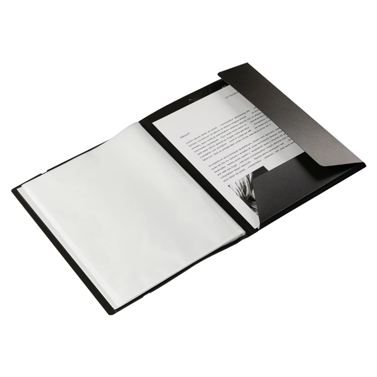 Presentation Book with Clear Sleeves Sheet Protector Binder Sheet Music for Office Supplies,Display Book with 20-Pocket