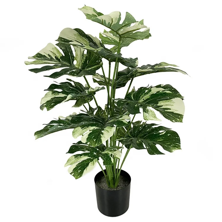 supermarket choice mini artificial monstera deliciosa tree bonsai potted green plants