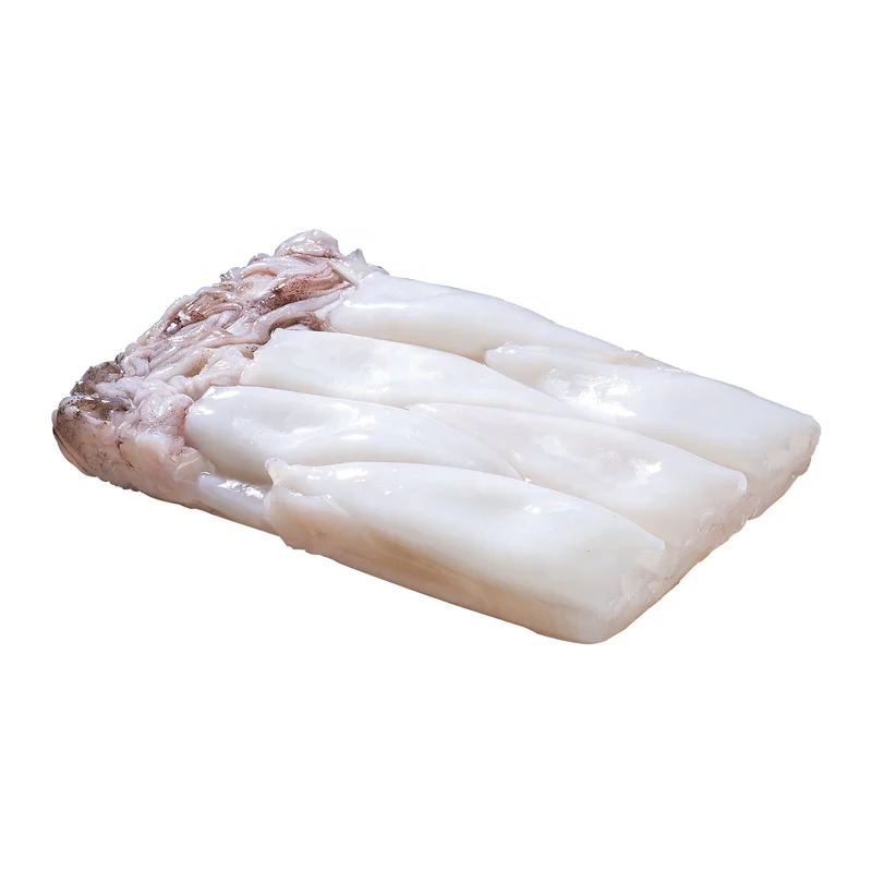 Дешевая цена очищенные морепродукты замороженные T + T кальмары трубки