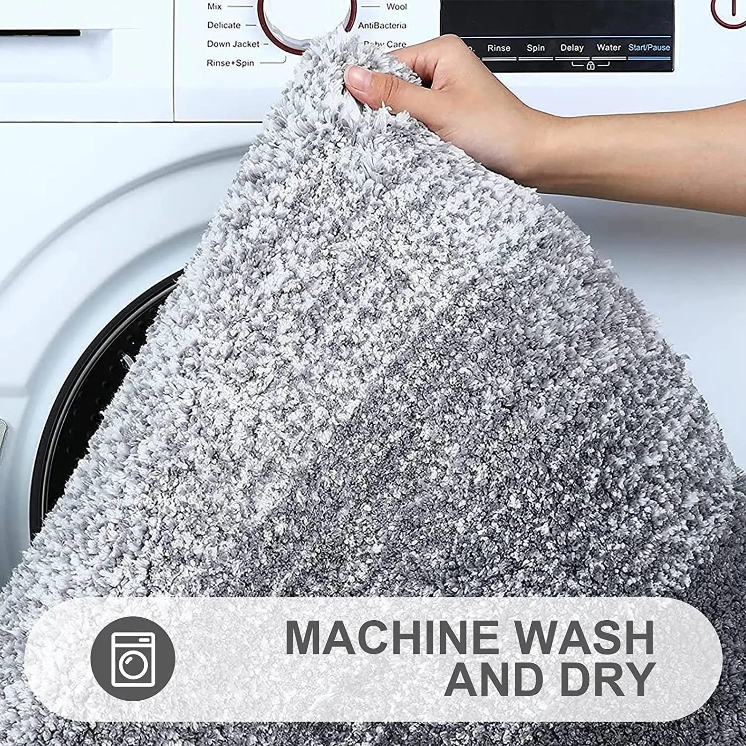 Luxury Bathroom Rug Soft and Absorbent Microfiber Bath Mat for Hotel Home