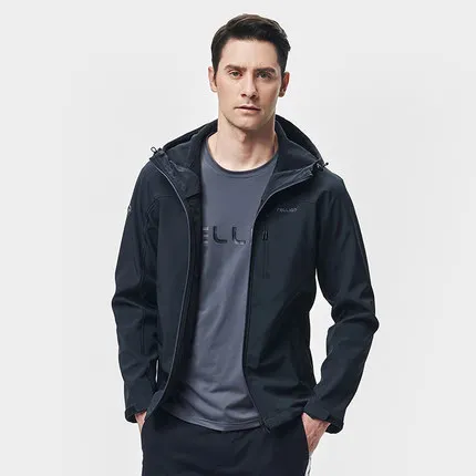 Sportswear Light Men Water Repellent Softshell Jacket Coat Fleece Waterproof Jacket Custom Logo Autumn 100% Polyester Adults