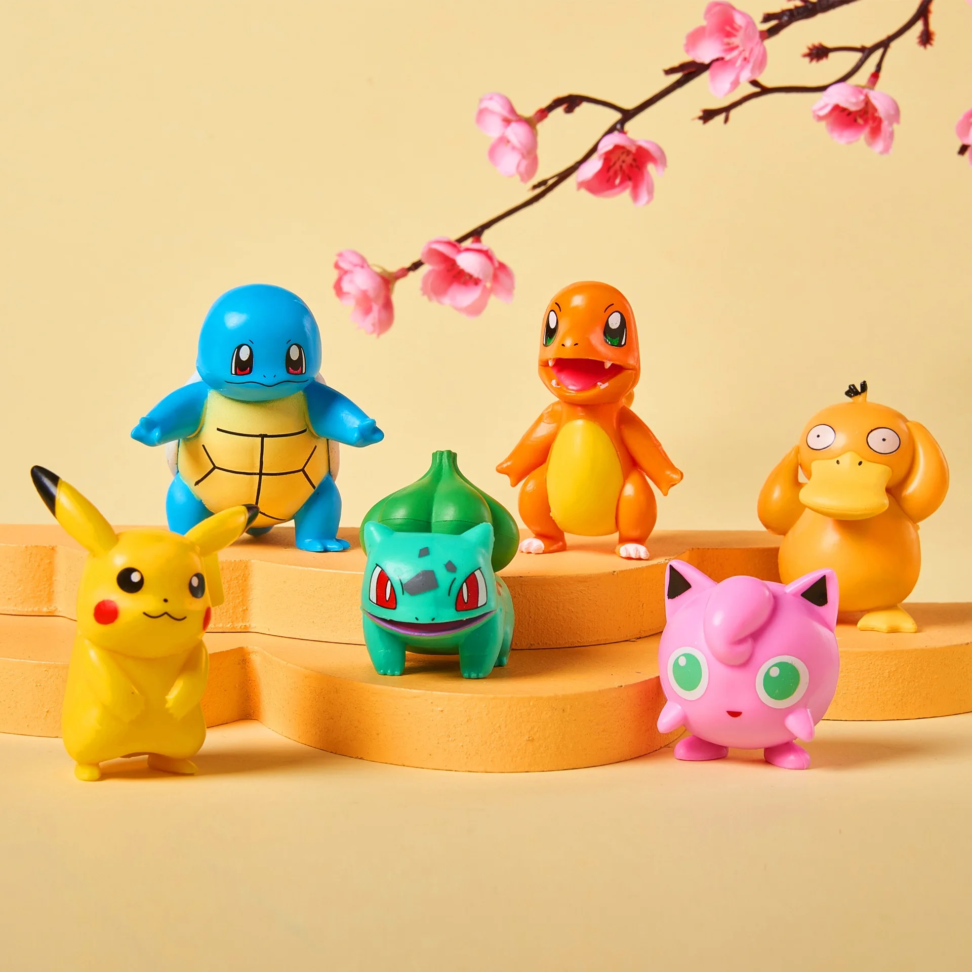5-8cm 6 style anime blind box pokemoned figure PVC model toy for kids gifts