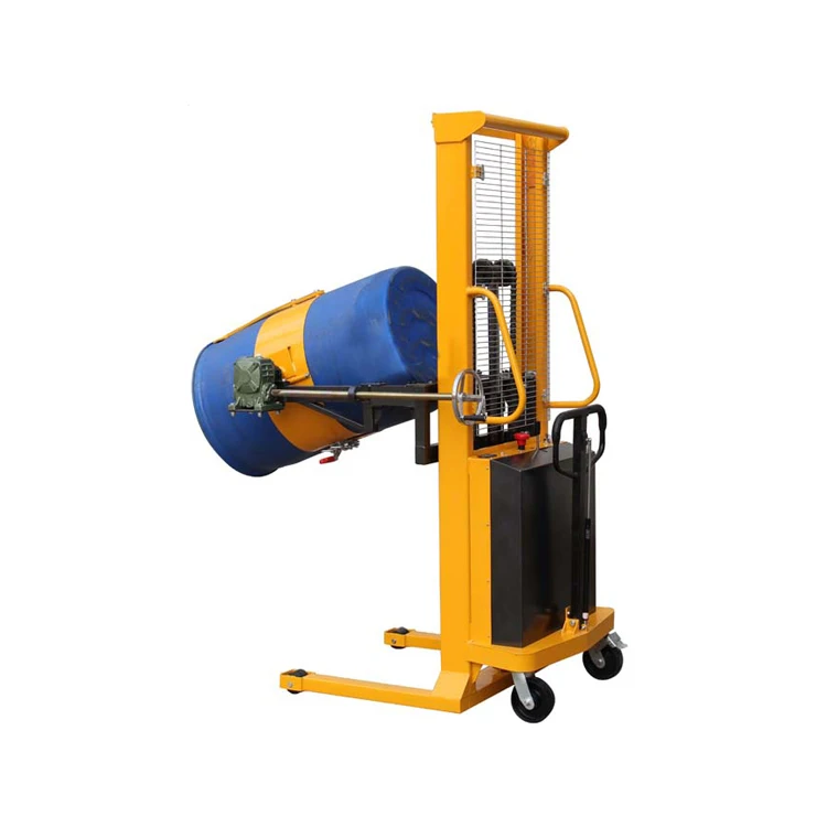Electric Oil Drum Pallet Stacker Lifting Hydraulic Oil Drum Hand Lift Barrel Stacker