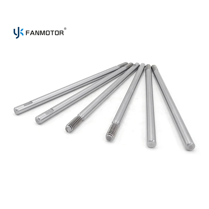 Corrosion resistant Industrial Fan Accessories Linear AC Motors Shaft Support Metal Steel 8mm