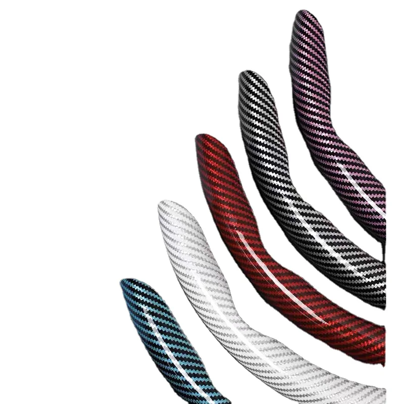 New Universe Carbon Fiber Non Slip Steering Wheel Cover 38cm 15 Inch General Carbon Fiber Black Steering Wheel Covers
