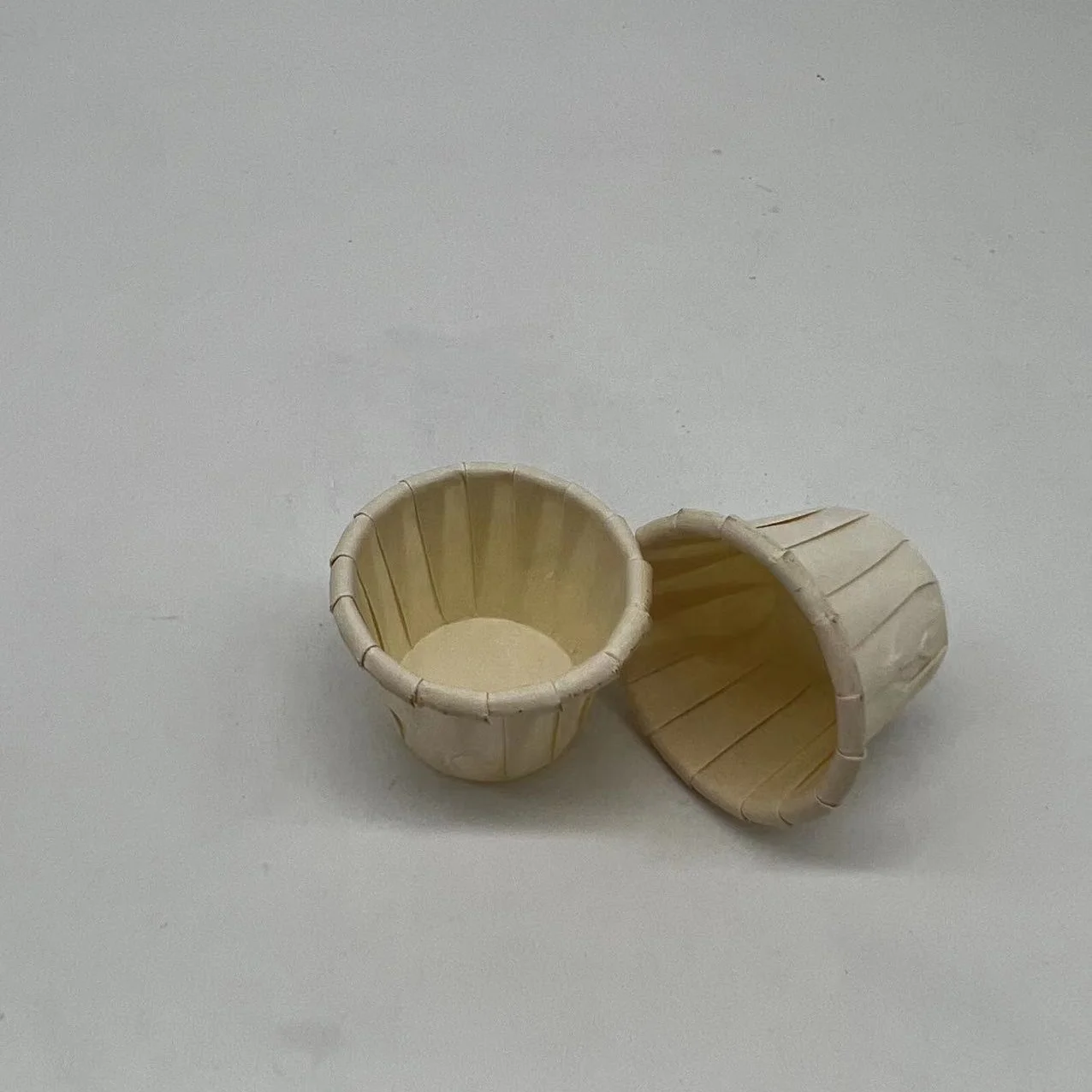 Super small personalized cup 1oz High gram oil proof paper 80g for snack medicine sauce paper cup