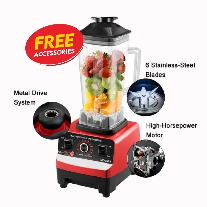 wholesalers electric large commercial blender high performance smoothies blender 2L blenders and juicers