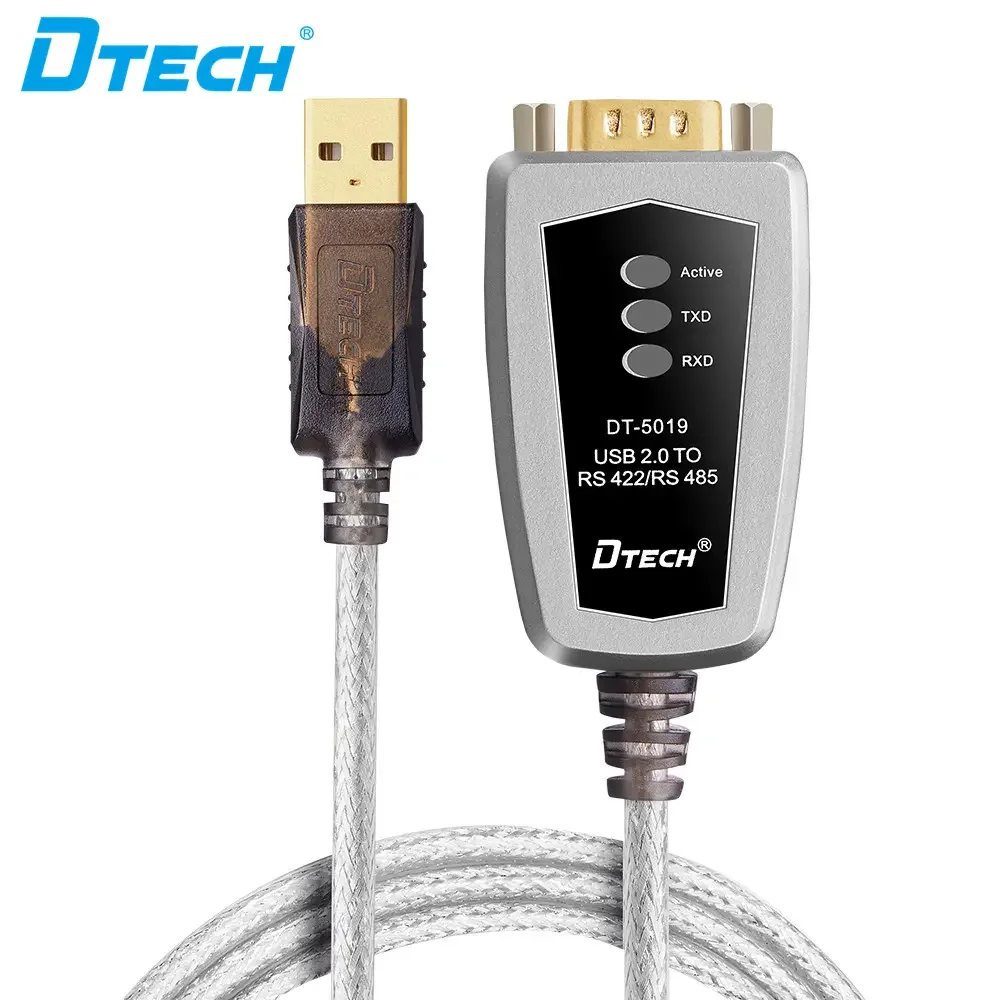 DTECH USB 2.0 One Port To Rs422 Rs485 Plug and Play Converter Cable 2M