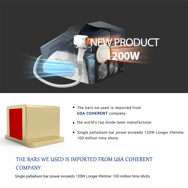 Distributor Price 1064nm 755Nm 808Nm Diode Laser Machine Hair Removal/Aesthetic Salon Beauty 4 Wave Diode Laser