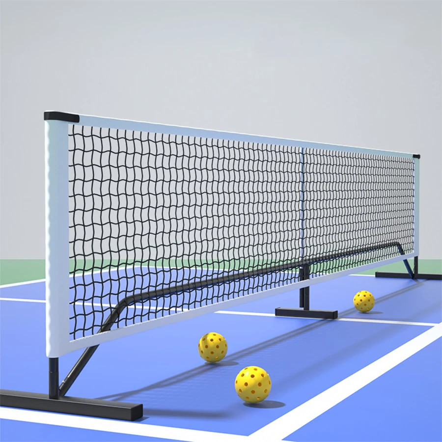 Own brand 22 foot wide 36 inch height portable height adjustable badminton pickleball net
