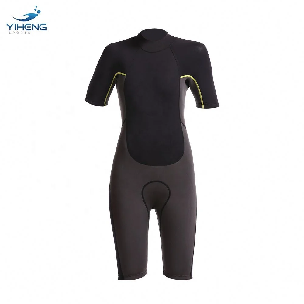 YIHENG Standard Price Breathable Latex Female Shorty Triathlon Camouflage Surfing Spearfishing Diving Neoprene Wetsuit