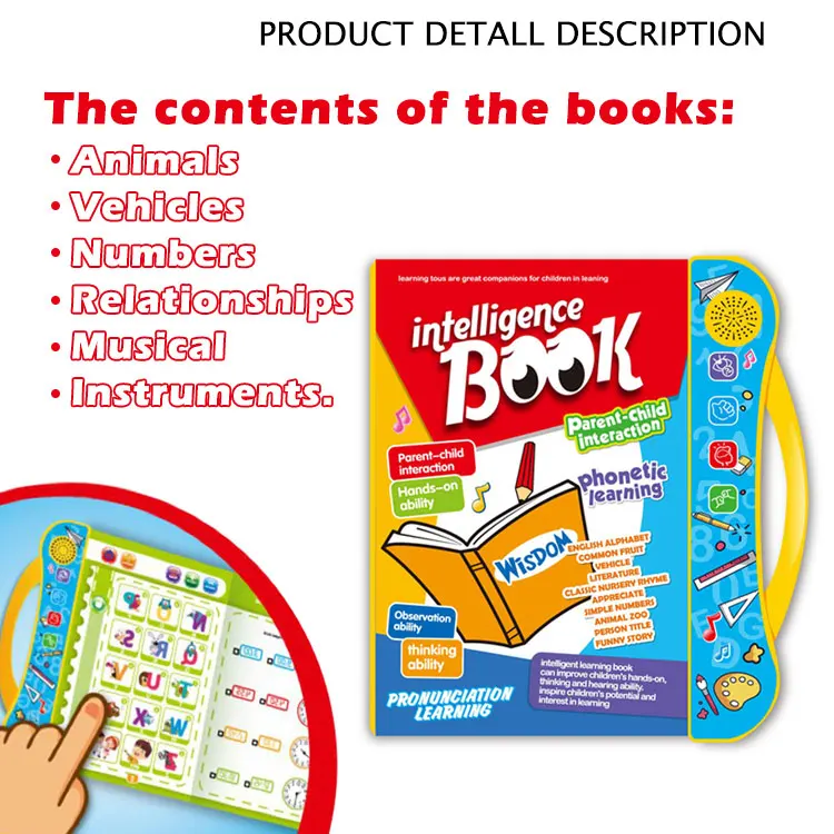 Click And Read Educational Toy Intelligence Baby Electric Book For Learning
