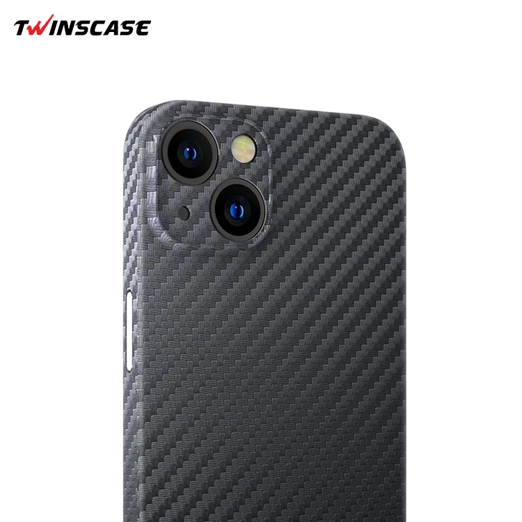 Logo Customize 0.35mm Super Slim Anti-fingerprint PP Cover Carbon Fiber for iPhone 13 Cell Phone Case