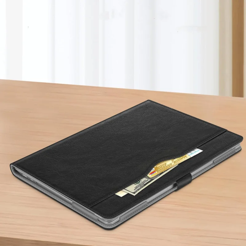 Laptop Sleeve Case Large Pocket Protective Wireless Portable Daily Bag PU Leather Laptop Bag