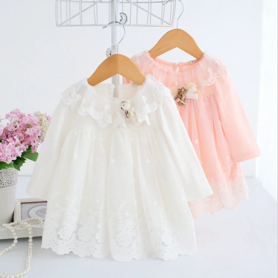 
2019 newborn fashion girls party dress baby girls dresses fancy girls lace dress baby frock designs 