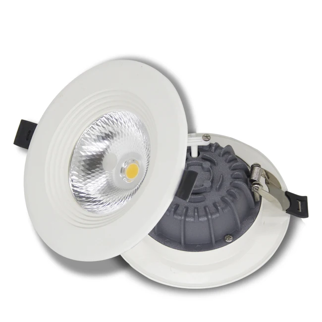 Commercial Decorative High Lumen 7W 12W 15W 30W Led Round Led Recessed Downlight