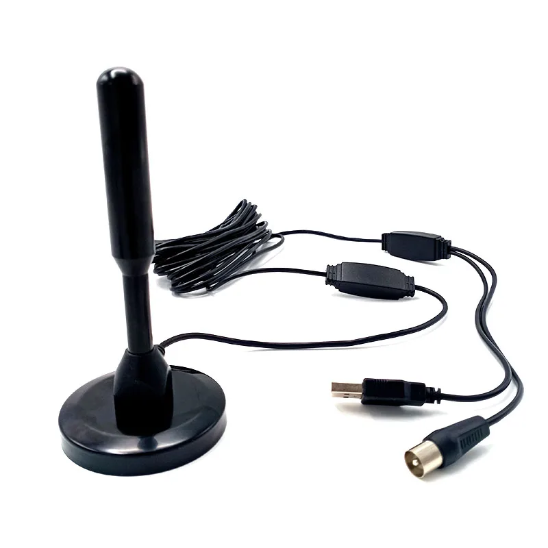 Newly designed high gain magnetic antenna 30dbi with 16.4 feet cable Uhf antenna portable Dvb T2 Hdtv antenna
