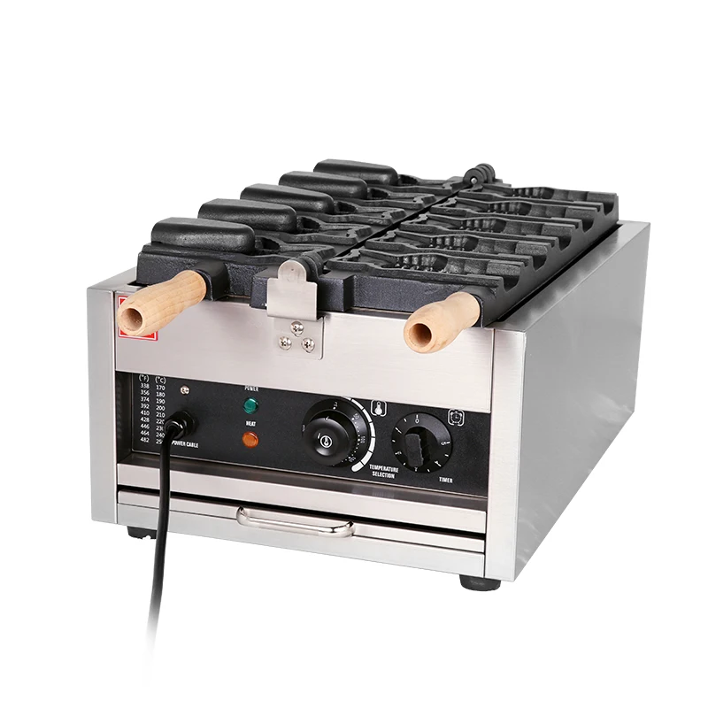 Fuqi Gas Type Fish Waffle Cake Maker Snack Machine Red Bean Cake Machine Taiyaki Machine