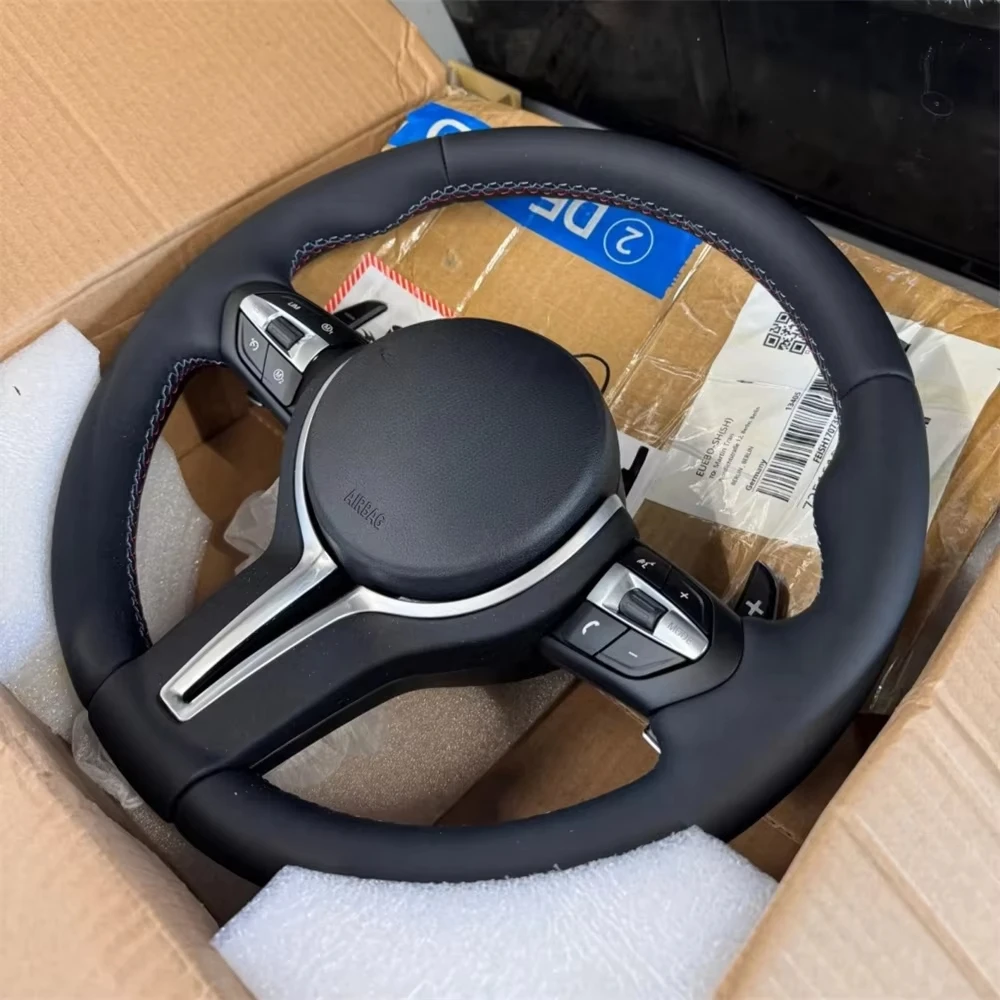 M Series leather Steering Wheel for BMW F10 F11 F20 F21 F30 F31 F34 F32 F33 F36 F22 F23 F46 M3 M6 Steering Wheel Car Accessories