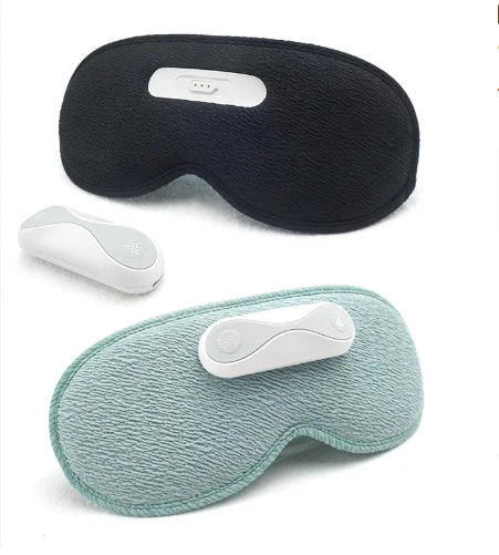 Eye mask 3D hot compress massage Eye mask wireless magnetic suction battery heating vibration relief fatigue Charging eye mask