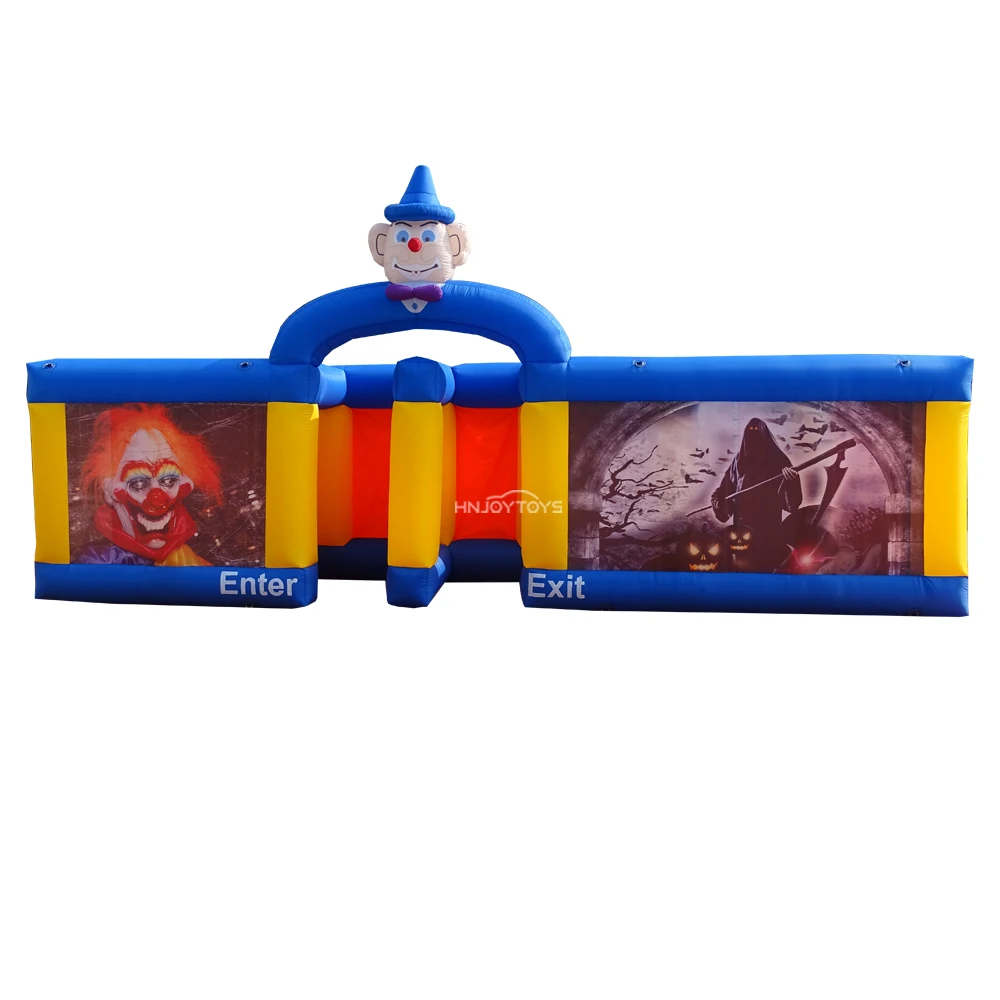 Commercial Custom Blow Up Labyrinth Haunted House Inflatable Maze Haunted Castle Maze for Sale