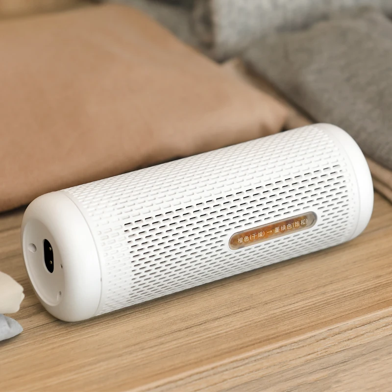 Deerma CS50M Mini Dehumidifier with Renewable Silica Gel Crystals for Wardrobe or Bookcase