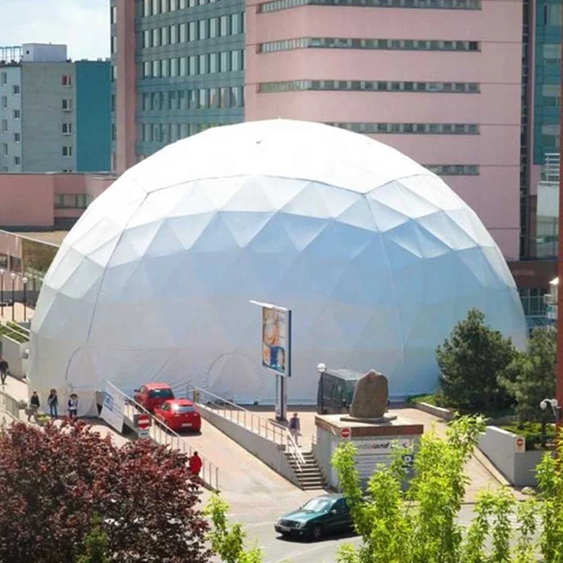 360degree movie projection event dome tent trade show fair exhibition large Geodesic Dome Tent 20m 25m 30m