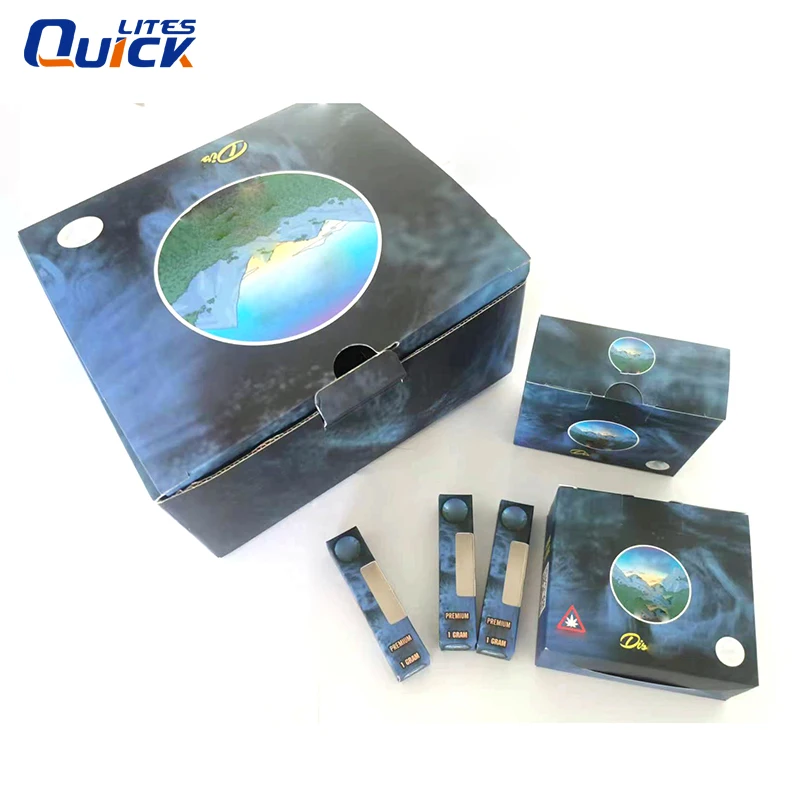 customized paper box packaging of tube shape mini grinder for tobacco and smoke stores for customizing brands