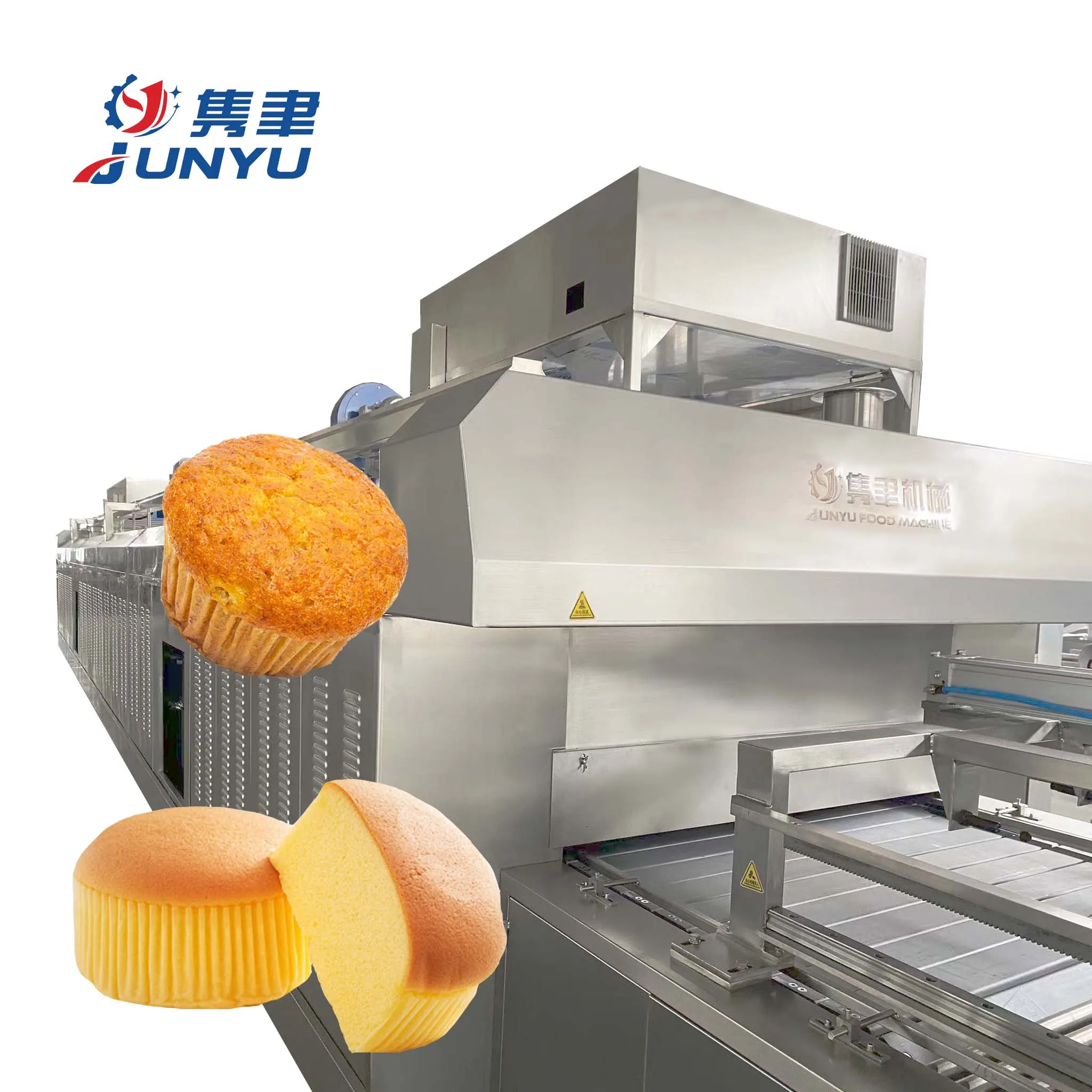 mini cake production line cupcake cup holder machine soft heart pastry dessert making machine liner cake production line
