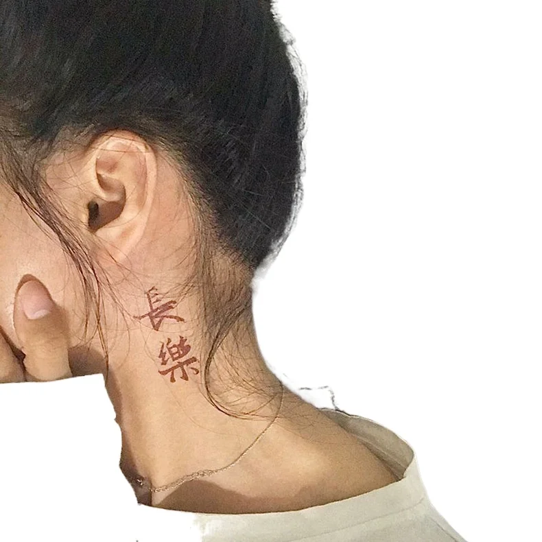 Manufacturers Custom Korean Tattoo Hyuna Ins Men and Women Flower Butterfly Tattoo Stickers