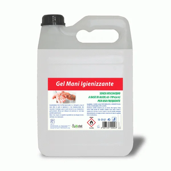 Гель ALCOOL MANI - FL 12x1 lt