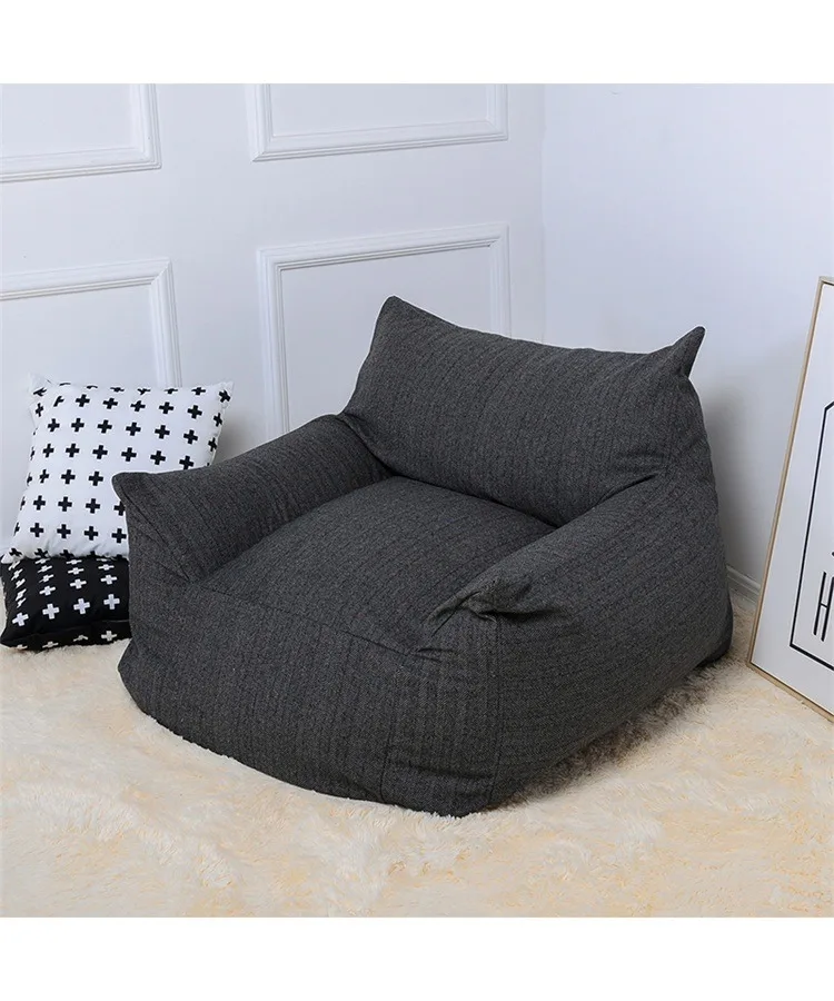 Living room mall furniture Lazy Sofa  Waterproof Lazy Lounger Puff Sofa, Armchair Bean Bag chair cover puff