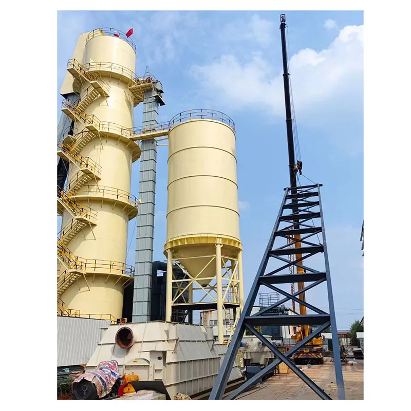 Coal Fuelled Vertical Shaft Kiln Silo 50tpd 100 Tons Little Active Lime Use Lime Production Line
