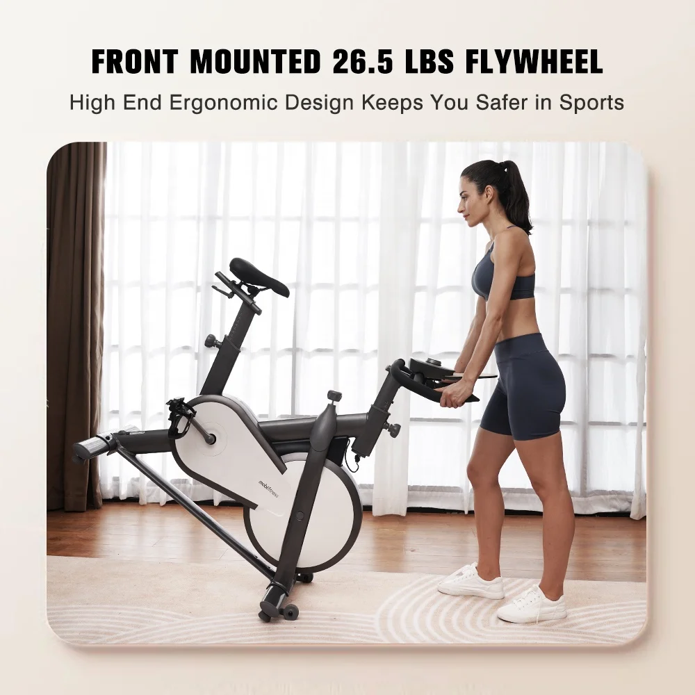 Mobifitness Commercial Home Used Smart Gym Fitness Spinning Indoor Exercise Magnetic Resistance Fit Spinning Bike