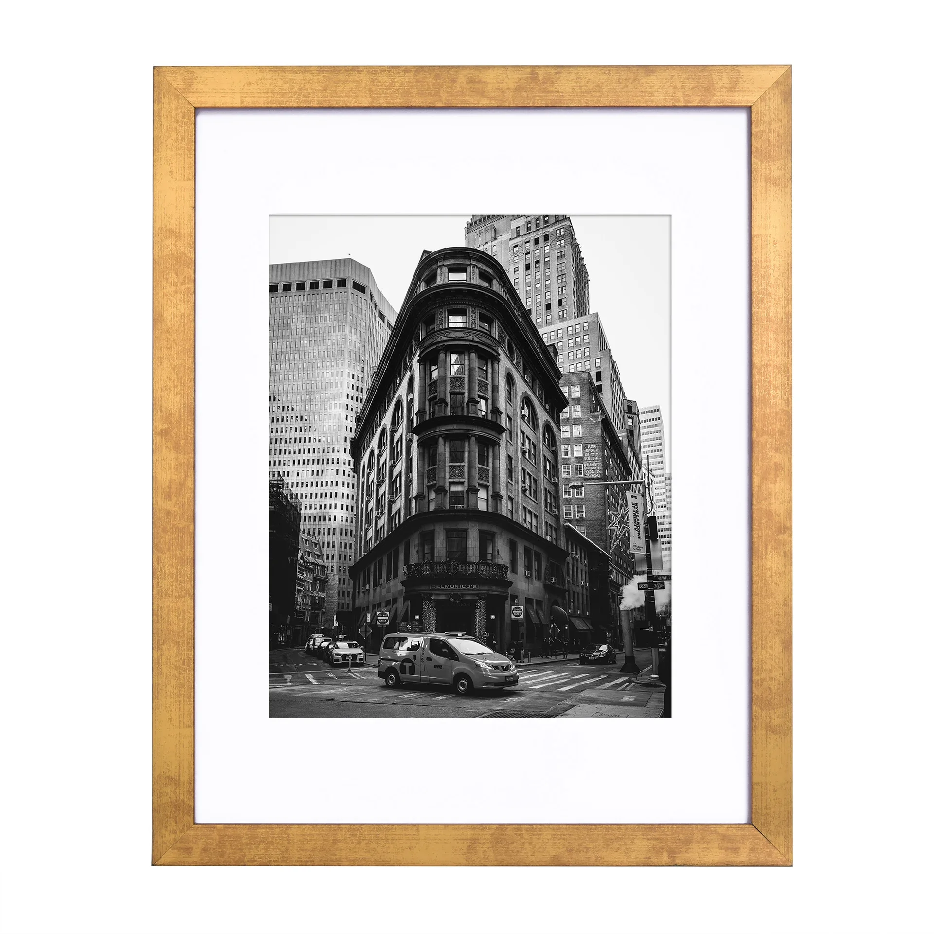 Золотая массивная деревянная фоторамка A1 A2 A3 A4 x 6 5x7 8x10 11x14 дюймов с ковриком настраиваемый размер для рамки плаката