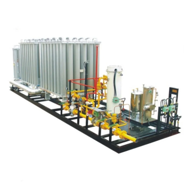 Large Flow Cryogenic Liquid Cylinder Filling Pump Unit with Vaporizer