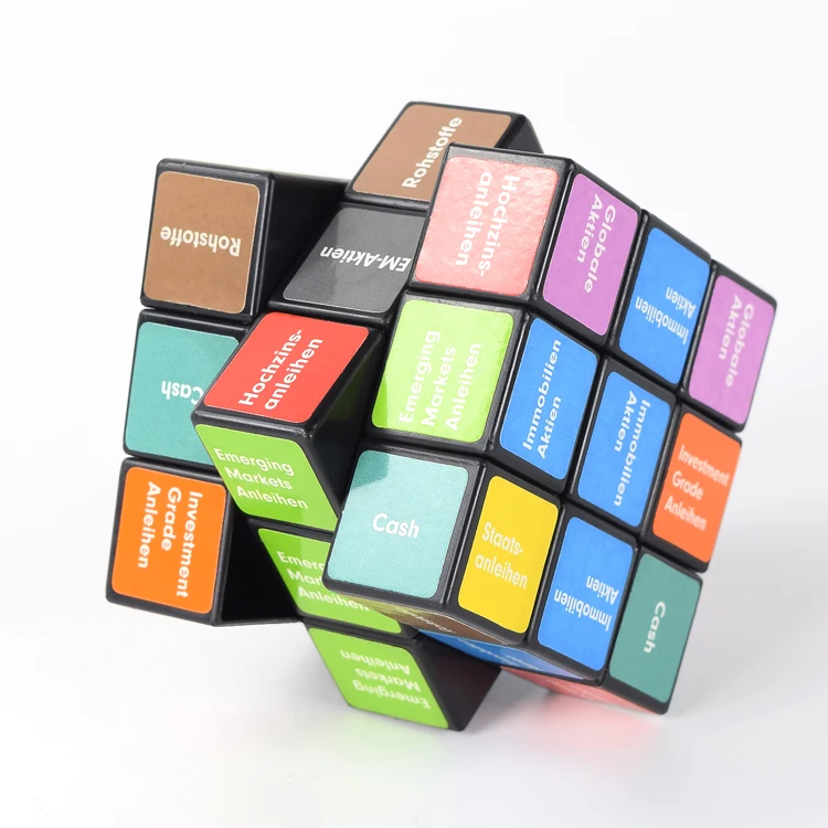 Factory direct sales boutique High quality Plastic custom promotion 3x3 magic cube puzzle