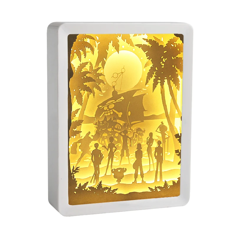 One Piece  bedroom 3d children night light car 3d lamp bedroom decorative night 3d optical illusions led night light lamp