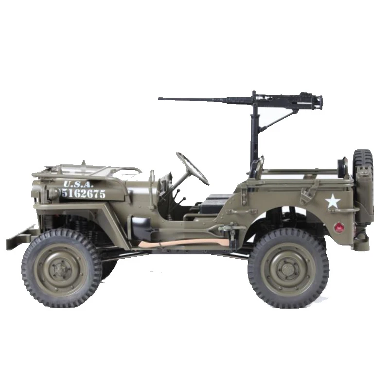 FMS ROCHOBBY 1/6 1941 MB Scaler Willys Jeep All Terrain Chassis 2.4G 4WD 4X4 Remote Control RC Off Road Crawler