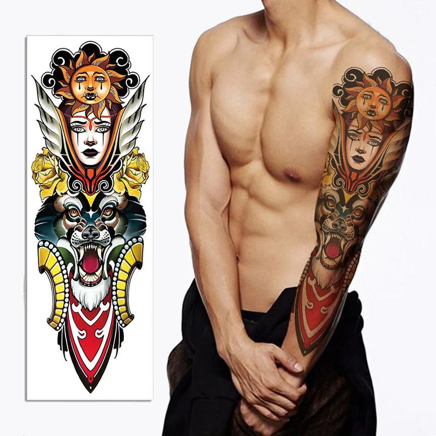 Custom Premium Long Lasting OEM Designs Gold Water Transfer Body Metallic Temporary Tattoo