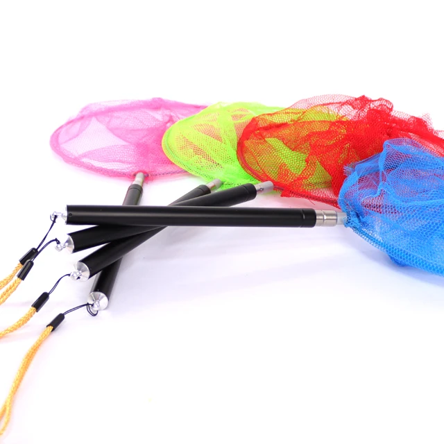 Stainless Steel Outdoor Fishing Telescopic Hand Net Pole