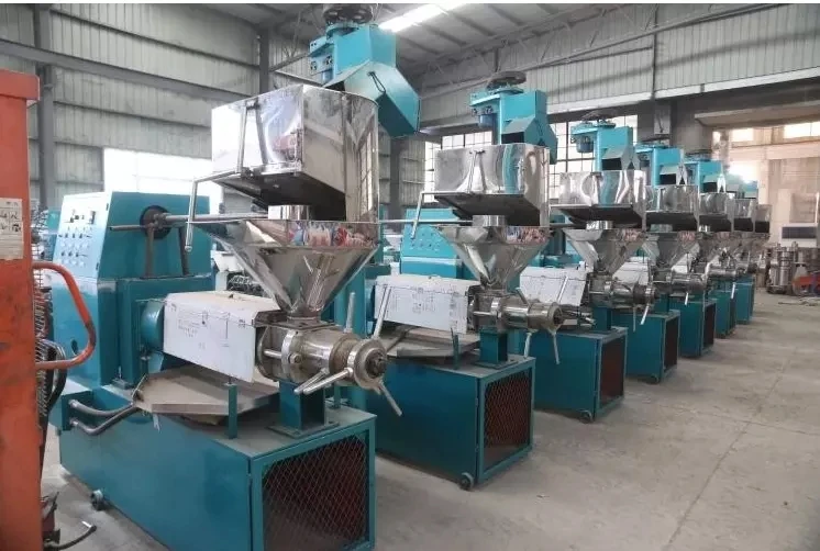 auto 1-5t/h mustured oil been crude palm oil press machine plant