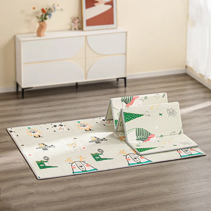 Baby Play Mat Extra Large Foldable Baby Crawling Mat Thick Foam Play Mat for Baby Waterproof Floor Playmat